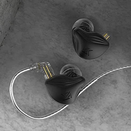 Kz zex 1 electrostatic 1 dynamic in ear monitor earplugs detachable cable headphones noice cancelling sport game headset - ₹1,899