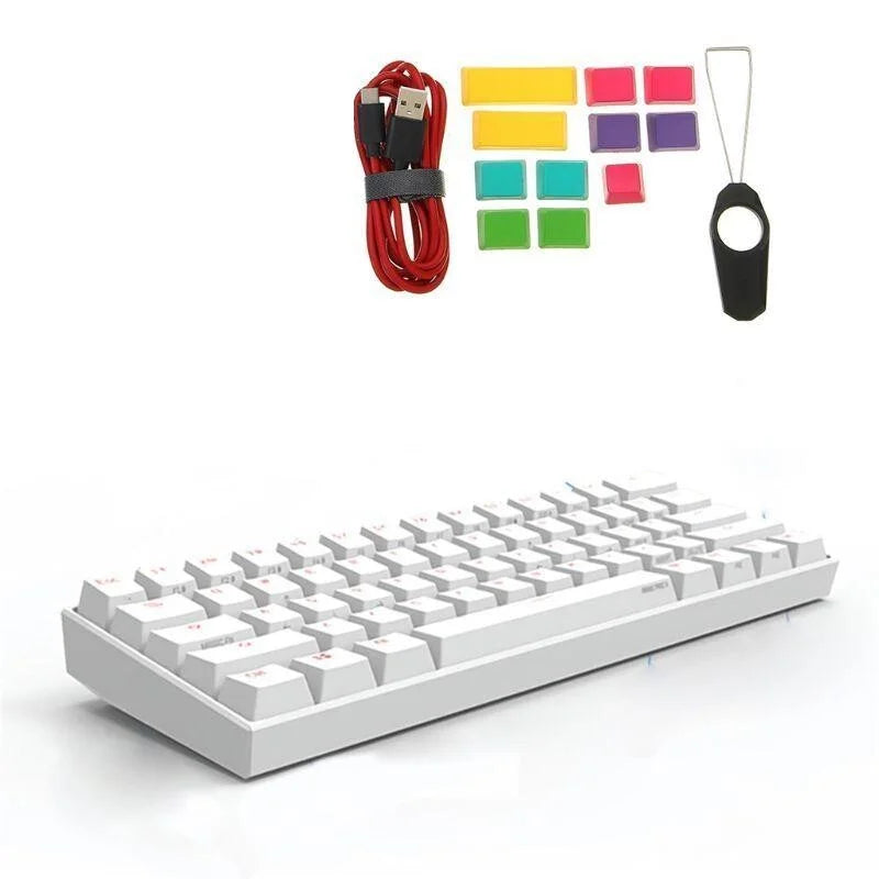 (amzn-nln) anne pro2 pro 2 rgb 61 keys mechanical gaming keyboard 60% bluetooth 4.0 type-c cherry and gateron switch - ₹9,799