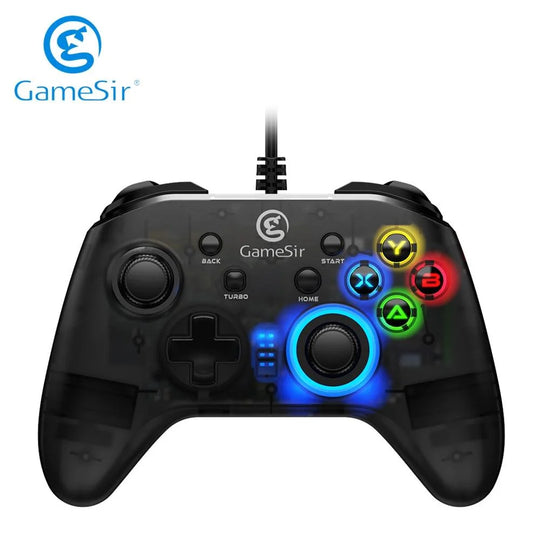 GameSir T4w USB Wired Game Controller Gamepad with Vibration and Turbo Function Joystick for Windows 7/8/10