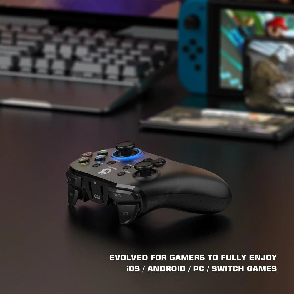 GameSir T4 Pro Wireless Bluetooth Controller Gamepad with 6-axis Gyro Applies for Nintendo Switch Android iOS mac OS Windows PC