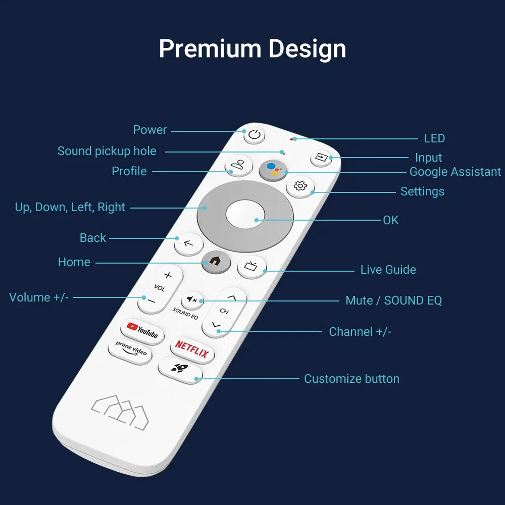 HOMATICS Dongle G: 2GB LPDDR4 RAM 32GB ROM 4K TV Stick with Google & Netflix Certification Android 11 OS Media Player Amlogic S905Y4 Dolby