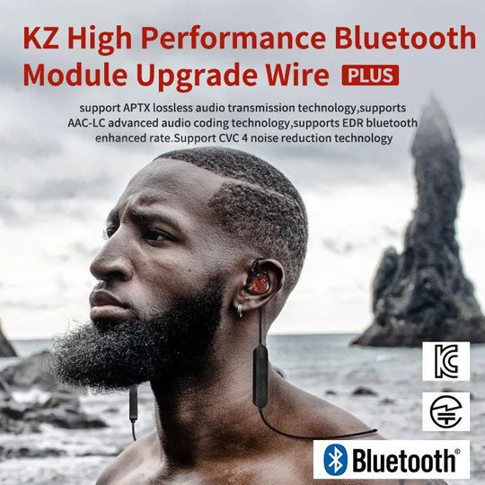 Kz waterproof aptx bluetooth module 4.2 wireless upgrade module cable detachable cord applies original headphones zs10as10zstzs6 - on sale