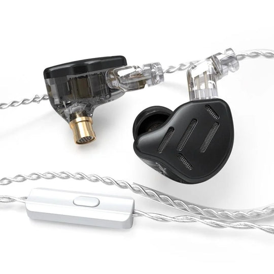 KZ ZAX 7BA+1DD In Ear Earphone 16 Units Hybrid Headset HIFI Bass Noise Cancelling Earphones