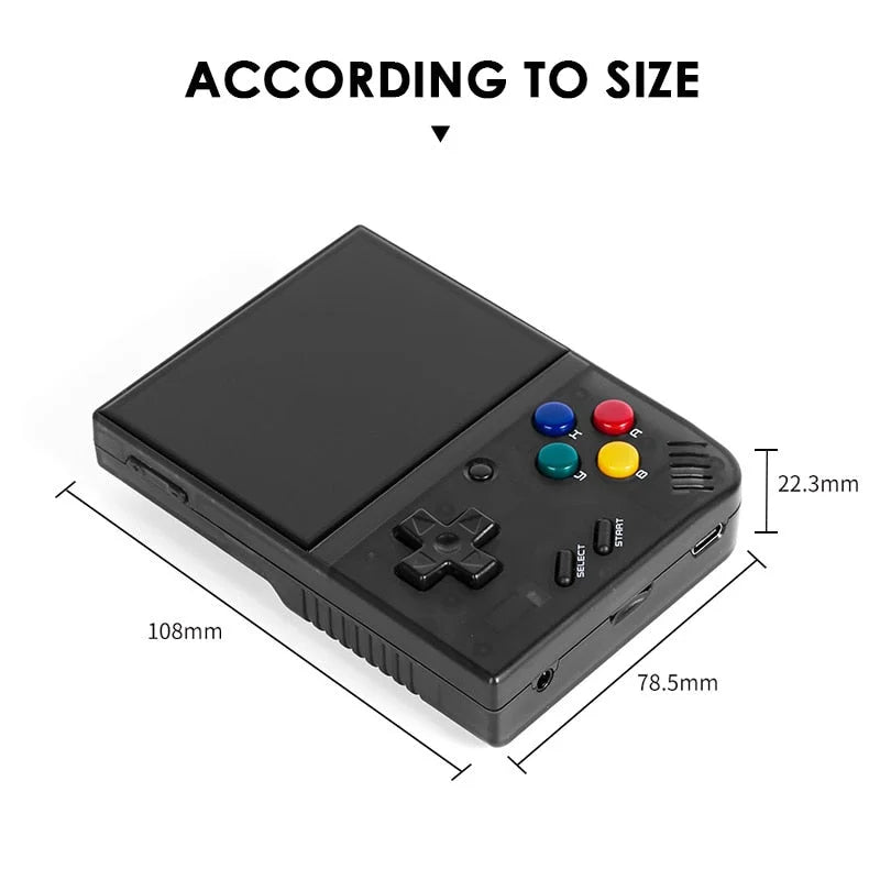 Miyoo mini plus portable retro handheld game console v2 mini+ ips screen classic video game console linux system children’s gift - ₹7,699