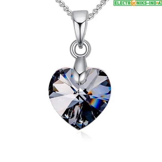 Navatulya® swarovski mini heart necklaces pendant crystals - on sale