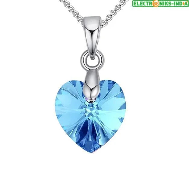 Navatulya® swarovski mini heart necklaces pendant crystals - on sale