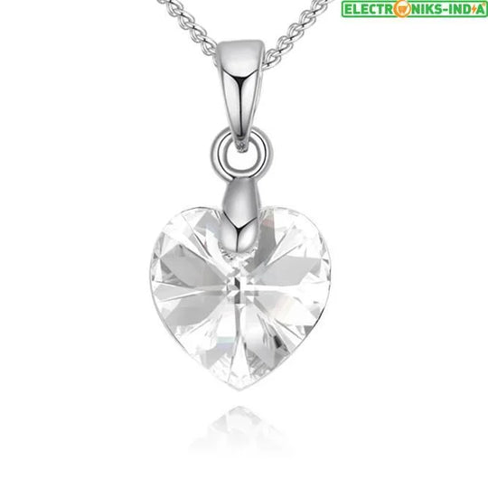 Navatulya® swarovski mini heart necklaces pendant crystals - on sale