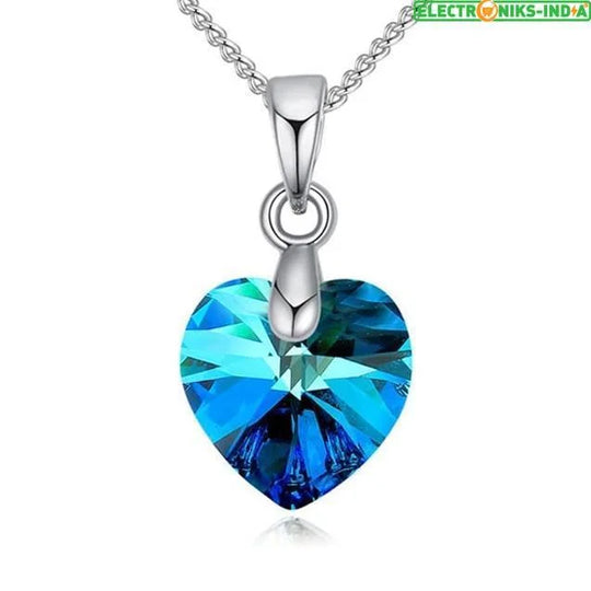 Navatulya® swarovski mini heart necklaces pendant crystals - on sale