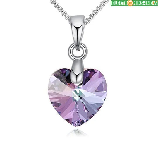 Navatulya® swarovski mini heart necklaces pendant crystals - on sale