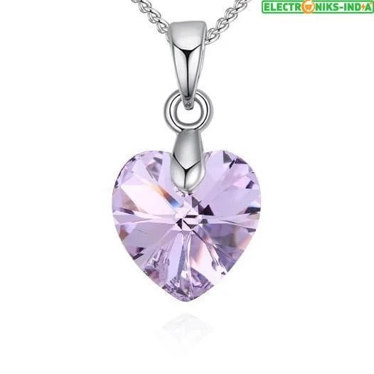 Navatulya® swarovski mini heart necklaces pendant crystals - on sale