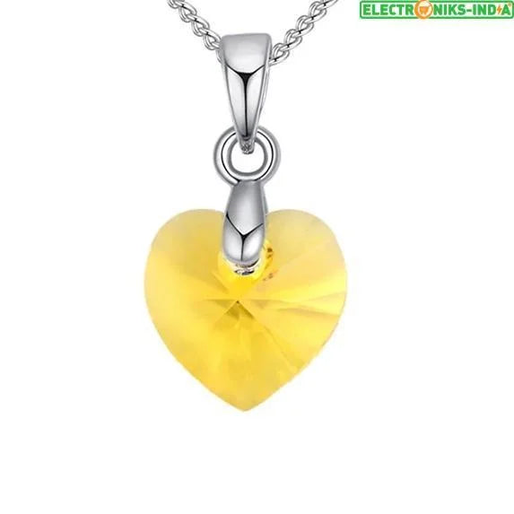 Navatulya® swarovski mini heart necklaces pendant crystals - on sale