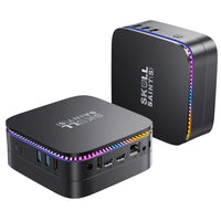 Panther by SkullSaints, 12th Gen N100 Intel Alder Lake (upto 3.40 GHz), DDR4, 4K UHD/HDMI 2.0/LAN/4 USB 3.0 Mini PC