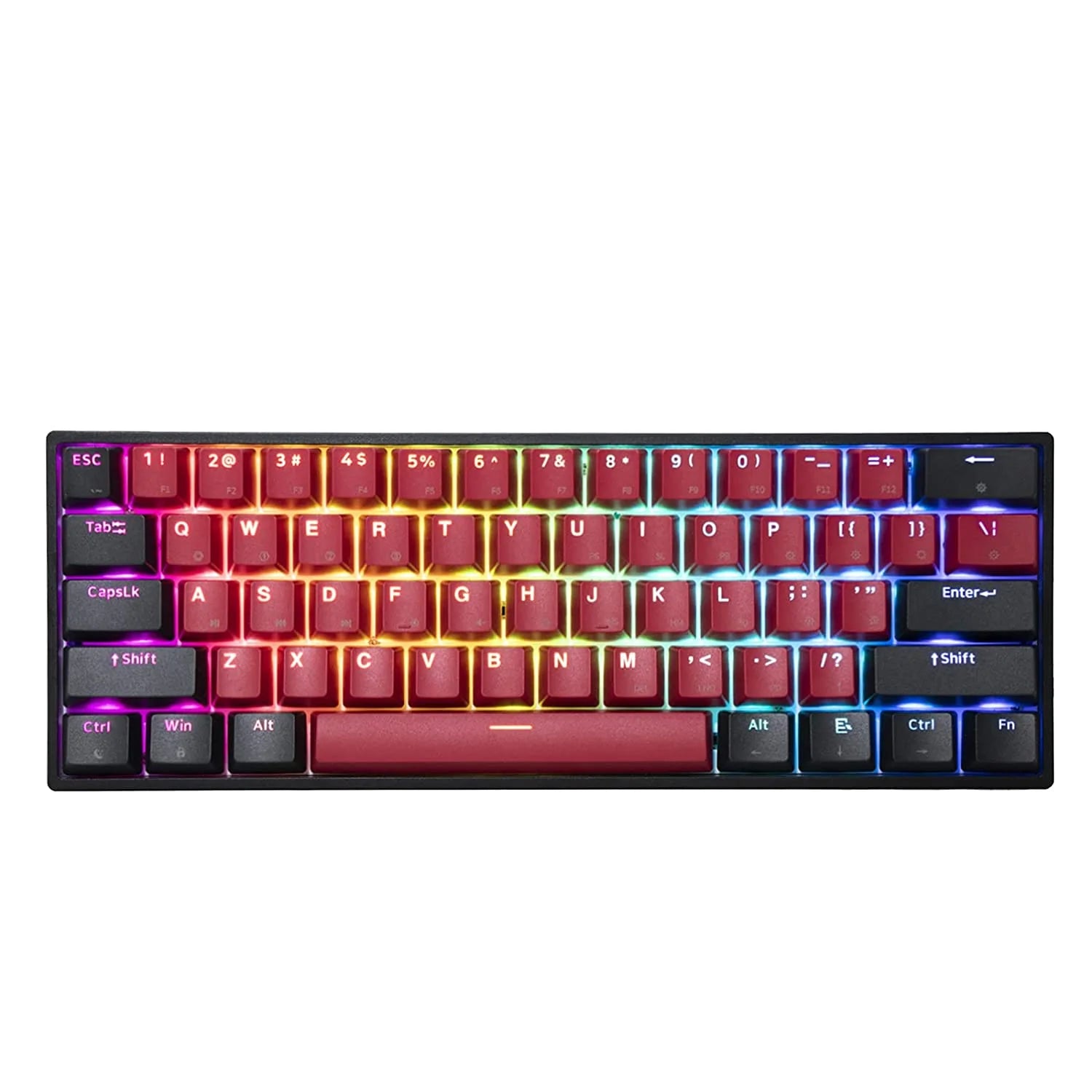 SK61 61 Key Mechanical Keyboard USB Wired LED Backlit Axis Gaming ...