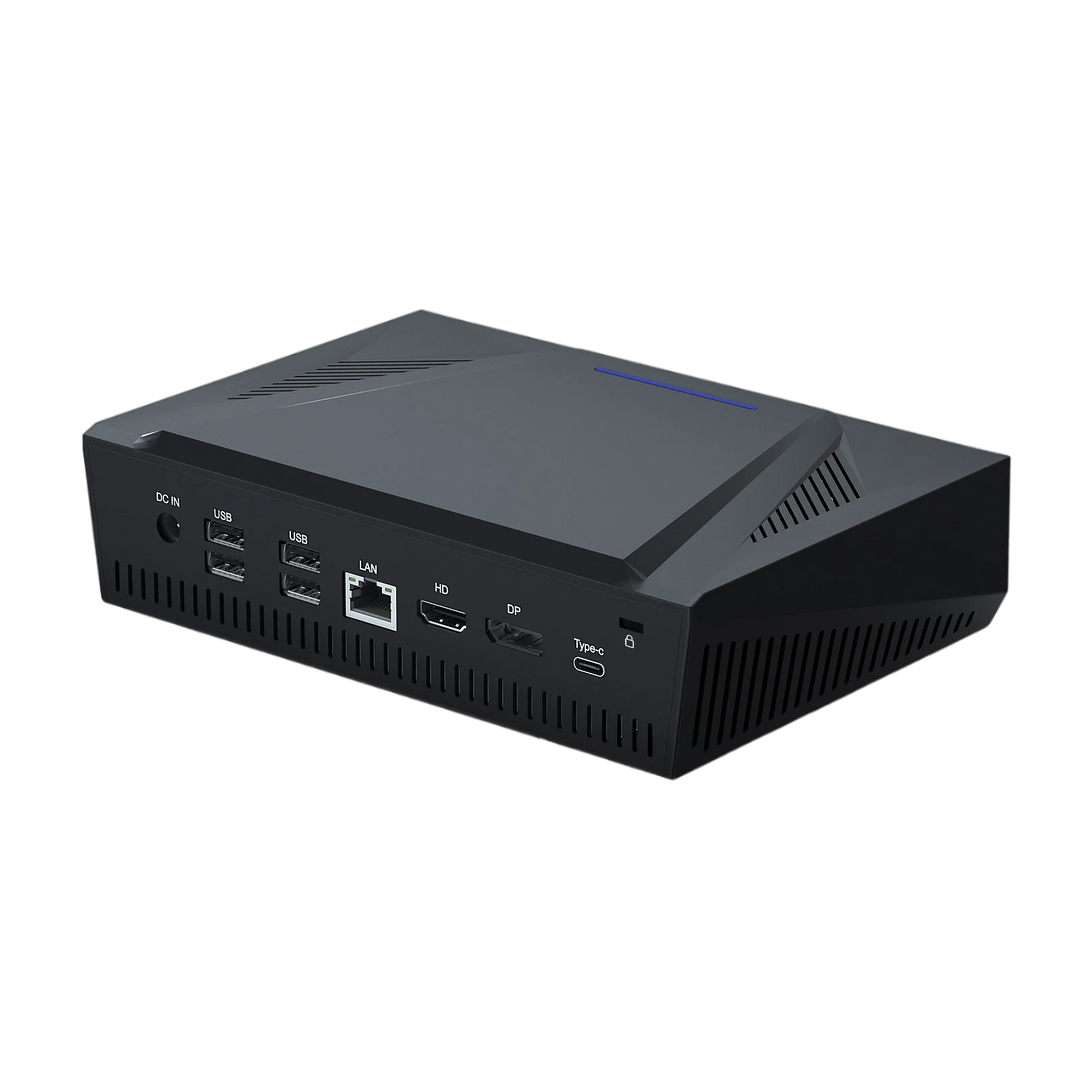 Skullsaints fusion mini pc: amd ryzen 5 5625u 14 ports type c dp hdmi 3 display wifi 6 16gb ddr4 500gb m.2 genuine windows 11 pro - ₹43,999