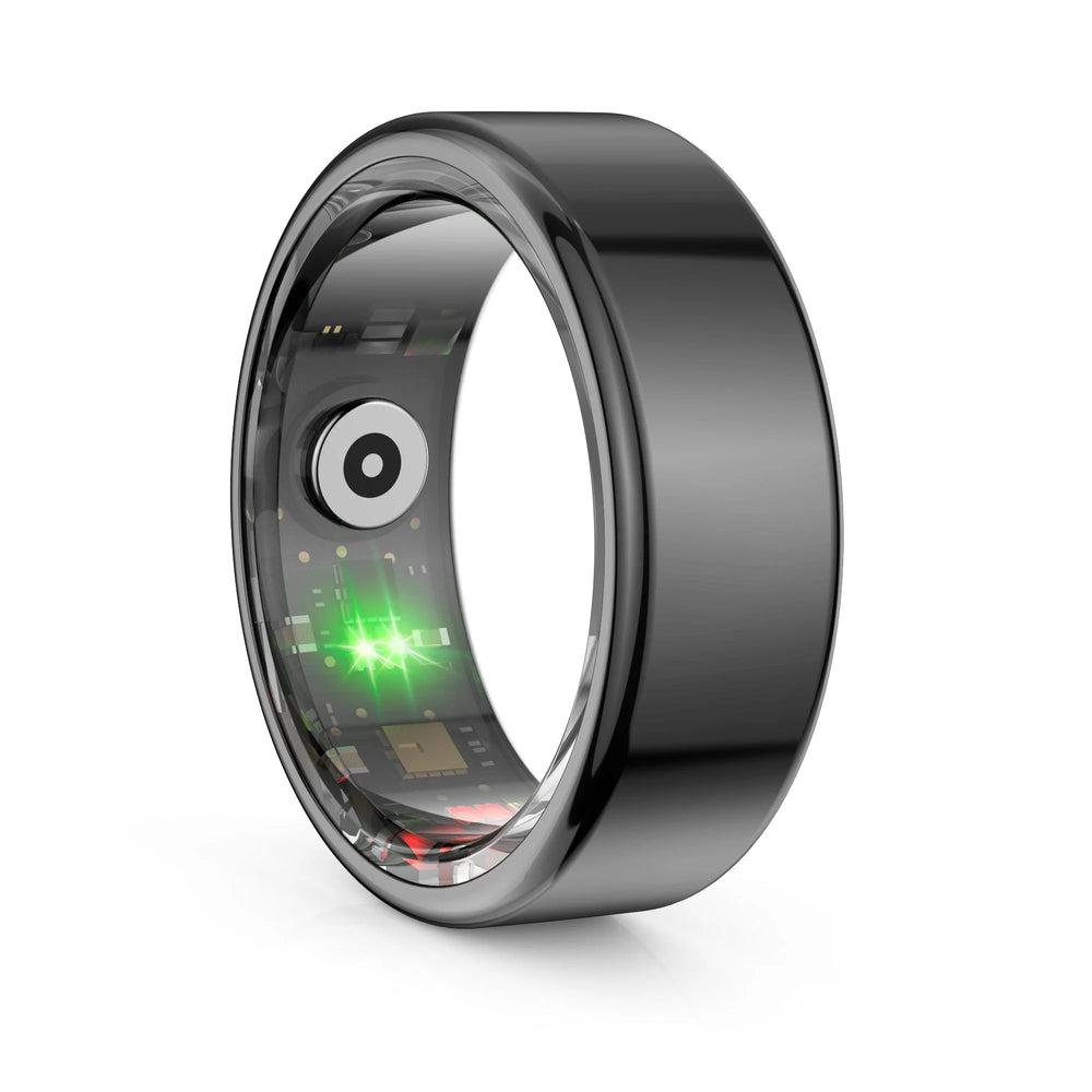 Smart ring: advanced health monitoring with heart rate spo2 blood pressure tracking ip68 waterproof long-lasting battery app control