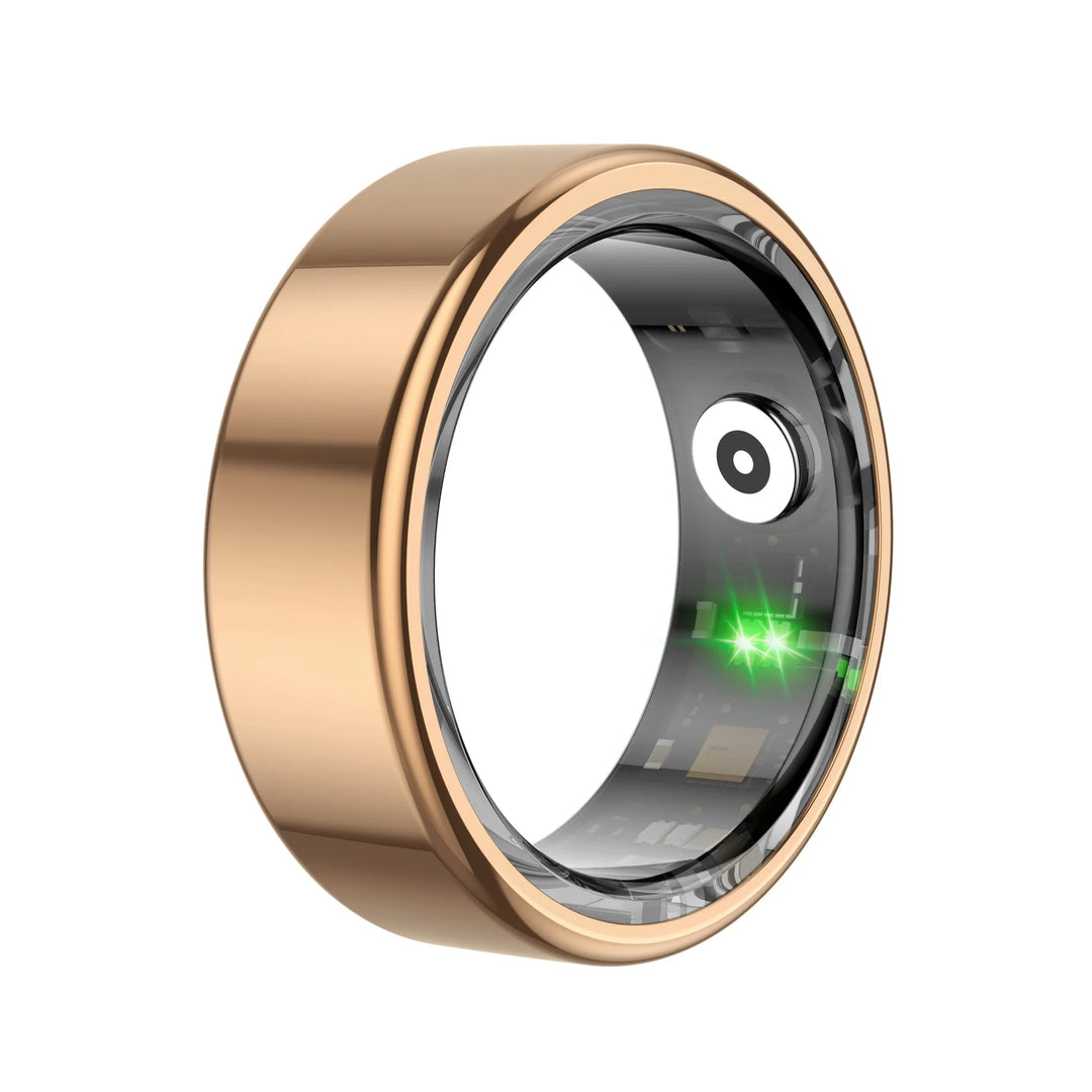 Smart ring: advanced health monitoring with heart rate spo2 blood pressure tracking ip68 waterproof long-lasting battery app control