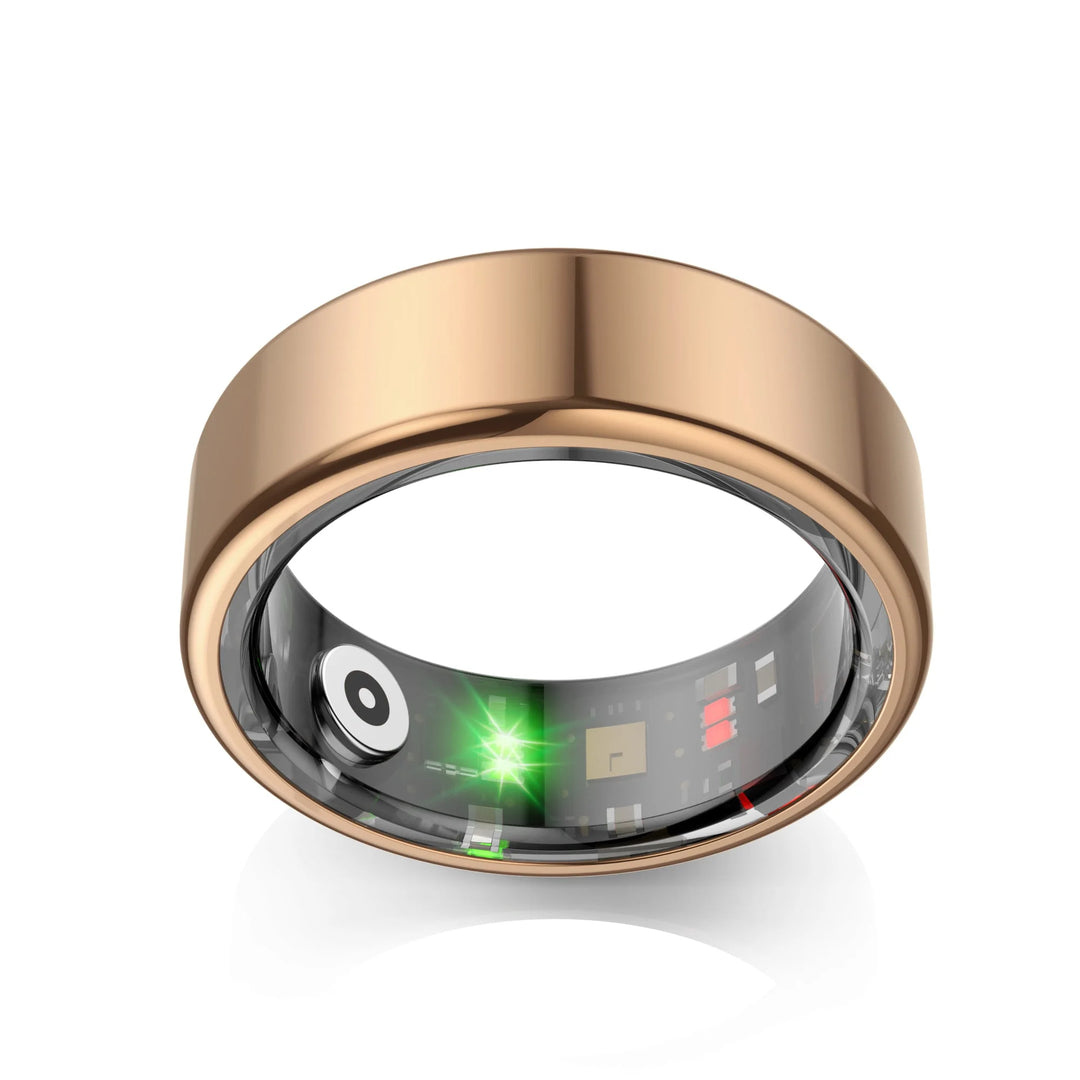 Smart ring: advanced health monitoring with heart rate spo2 blood pressure tracking ip68 waterproof long-lasting battery app control