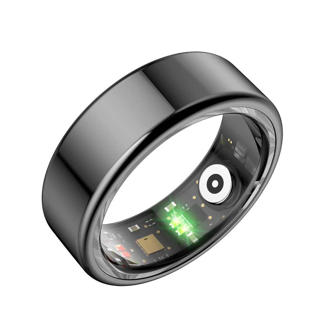 Smart ring: advanced health monitoring with heart rate spo2 blood pressure tracking ip68 waterproof long-lasting battery app control