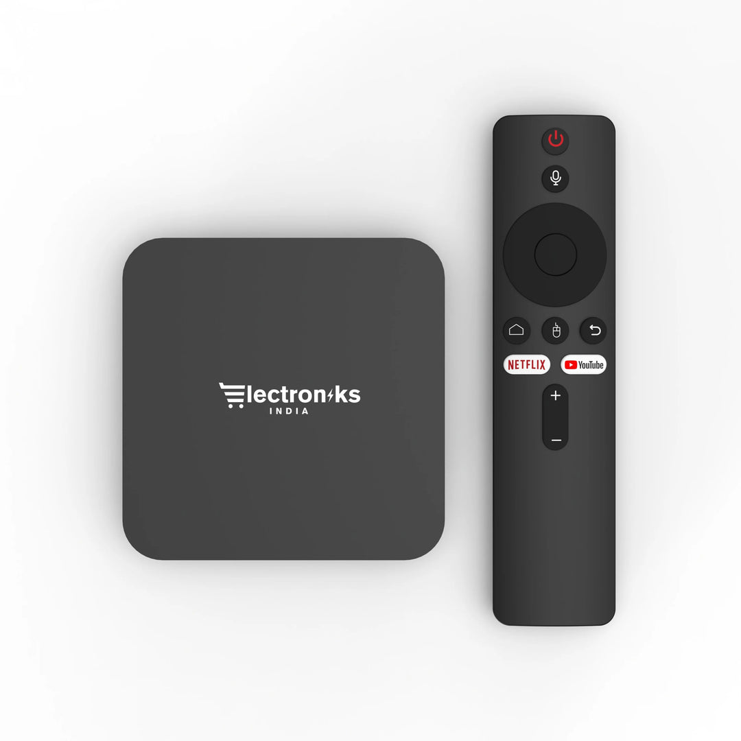 X9 android tv box: 4k uhd 2gb ram 16gb storage wifi 6 & bt 5.0 android 10 smart tv hub - ₹1,999