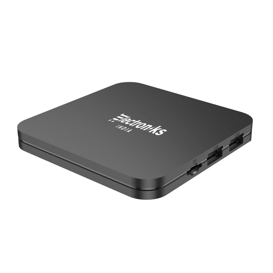 X9 android tv box: 4k uhd 2gb ram 16gb storage wifi 6 & bt 5.0 android 10 smart tv hub - ₹1,999